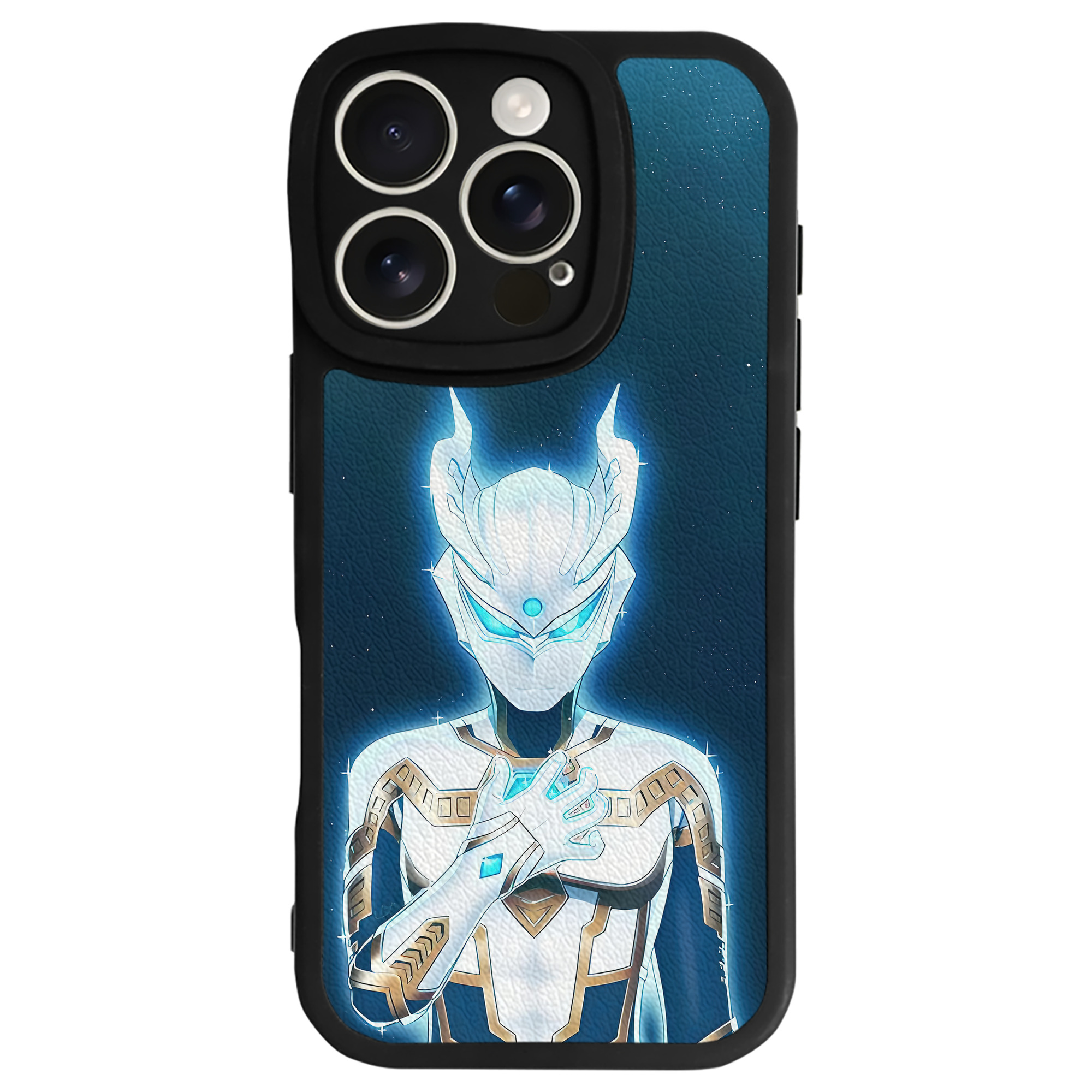 （画像用） ウルトラマン Ultraman 【iPhone 16シリーズ対応】シリコンスマホケース（レザー調） 材質：シリコン